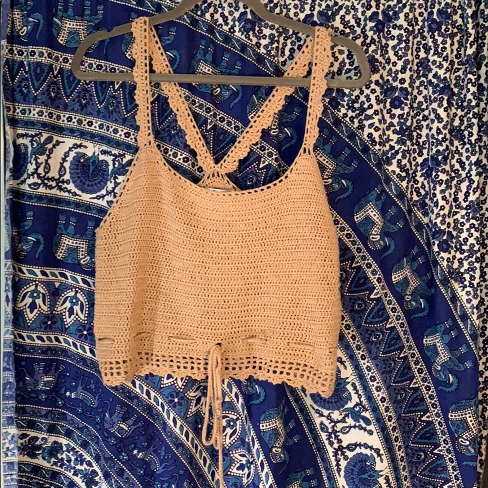 Crochet crop top